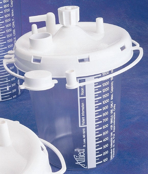 Allied® Suction Canister for use with OptiVac® aspirators
