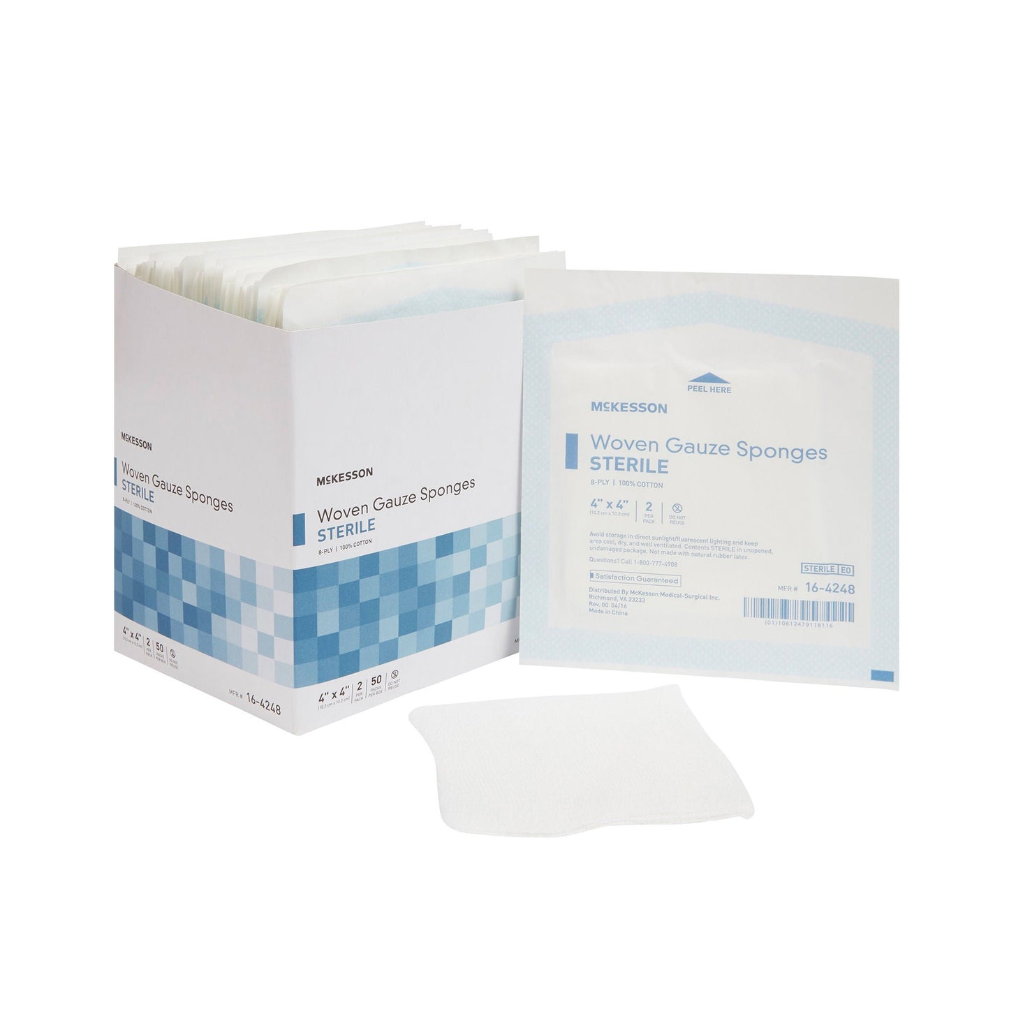McKesson Sterile Gauze Sponge, 8-Ply