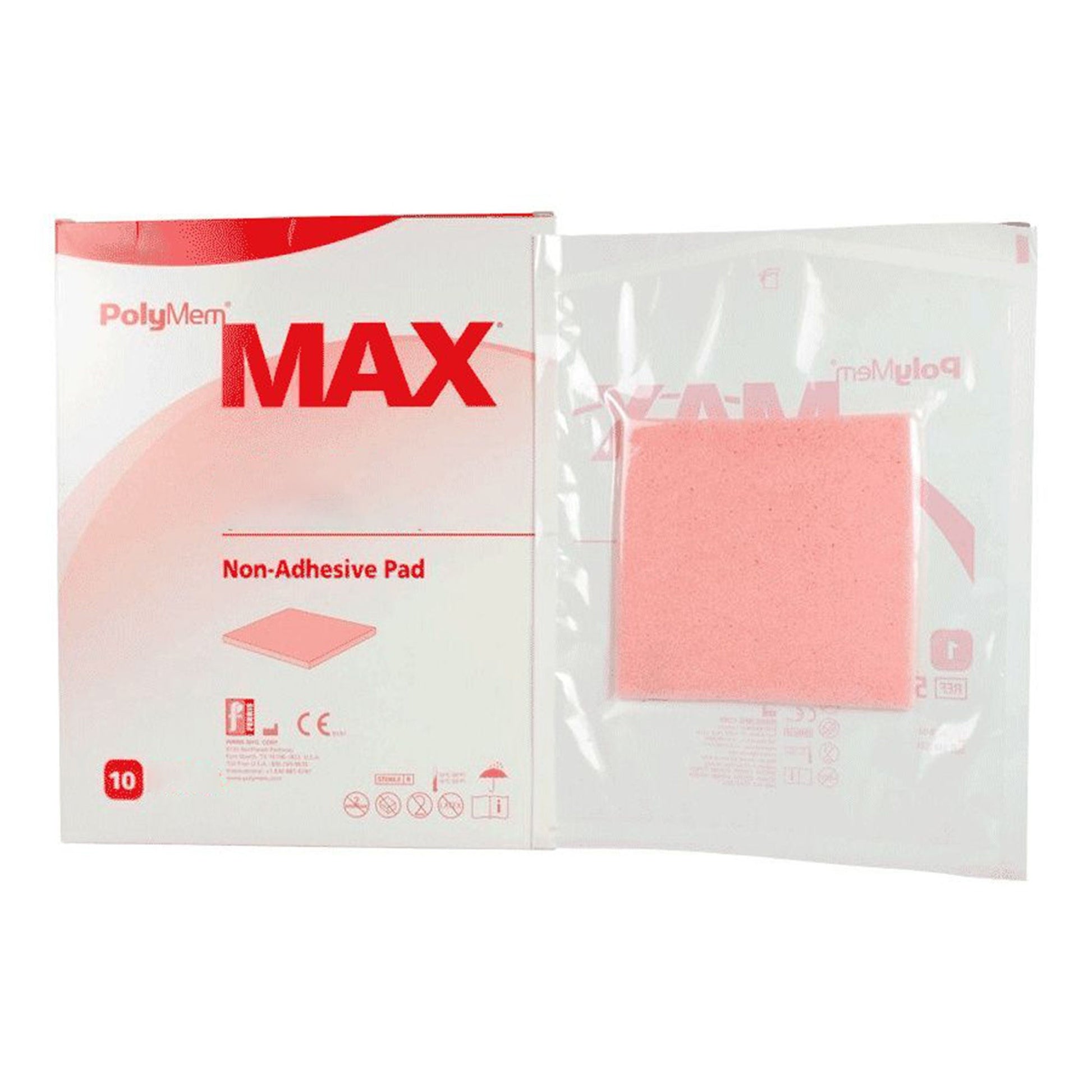 PolyMem® Max® Nonadhesive Without Border Foam Dressing