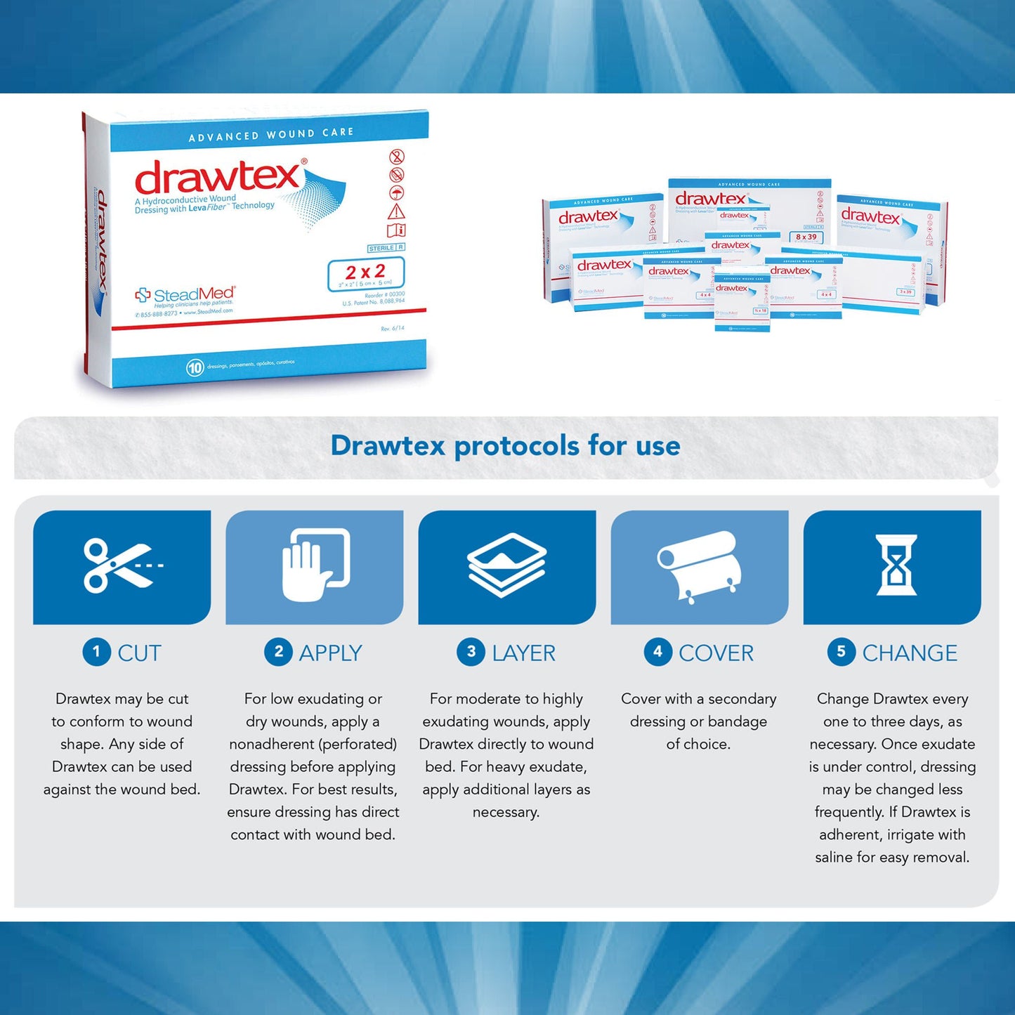 Drawtex® Nonadherent Dressing