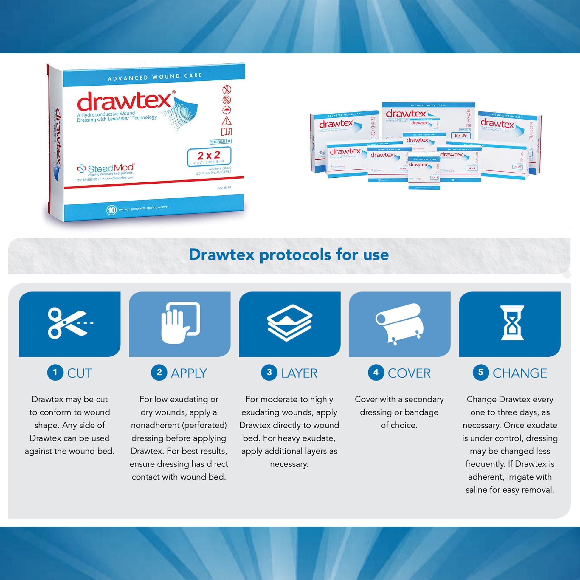 Drawtex® Nonadherent Dressing