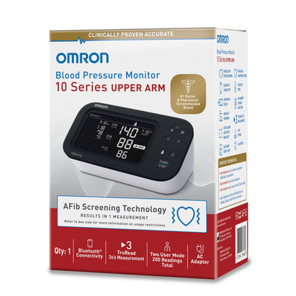 Omron 10 Series® Digital Blood Pressure Monitor with Bluetooth Connectivity