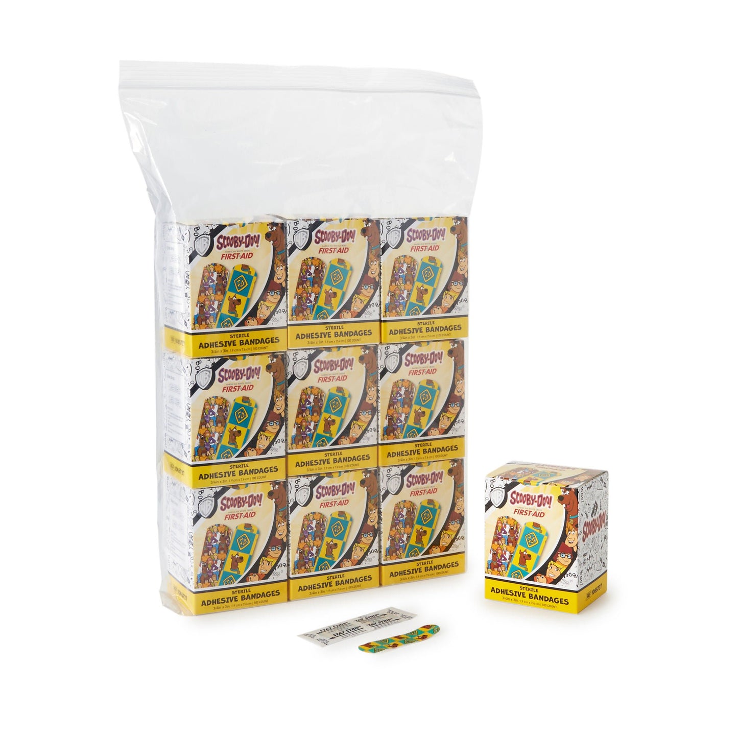 American® White Cross Stat Strip® Scooby-Doo Adhesive Strip