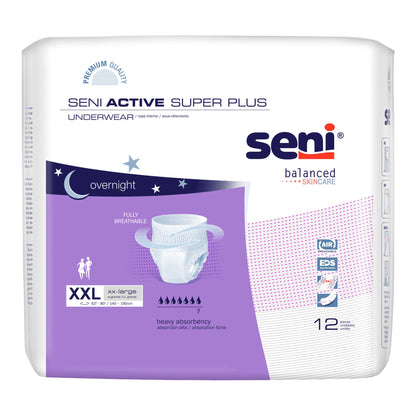 Seni® Active Super Plus Overnight Heavy Absorbent Underwear