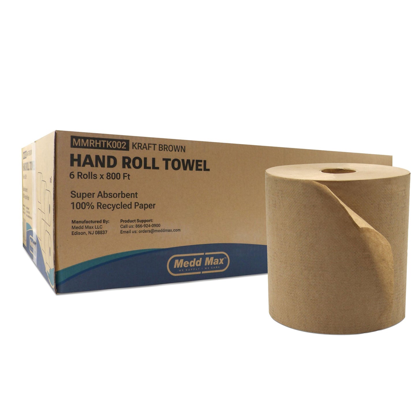 Medd Max Paper Towel Hardwound Roll 7-3/