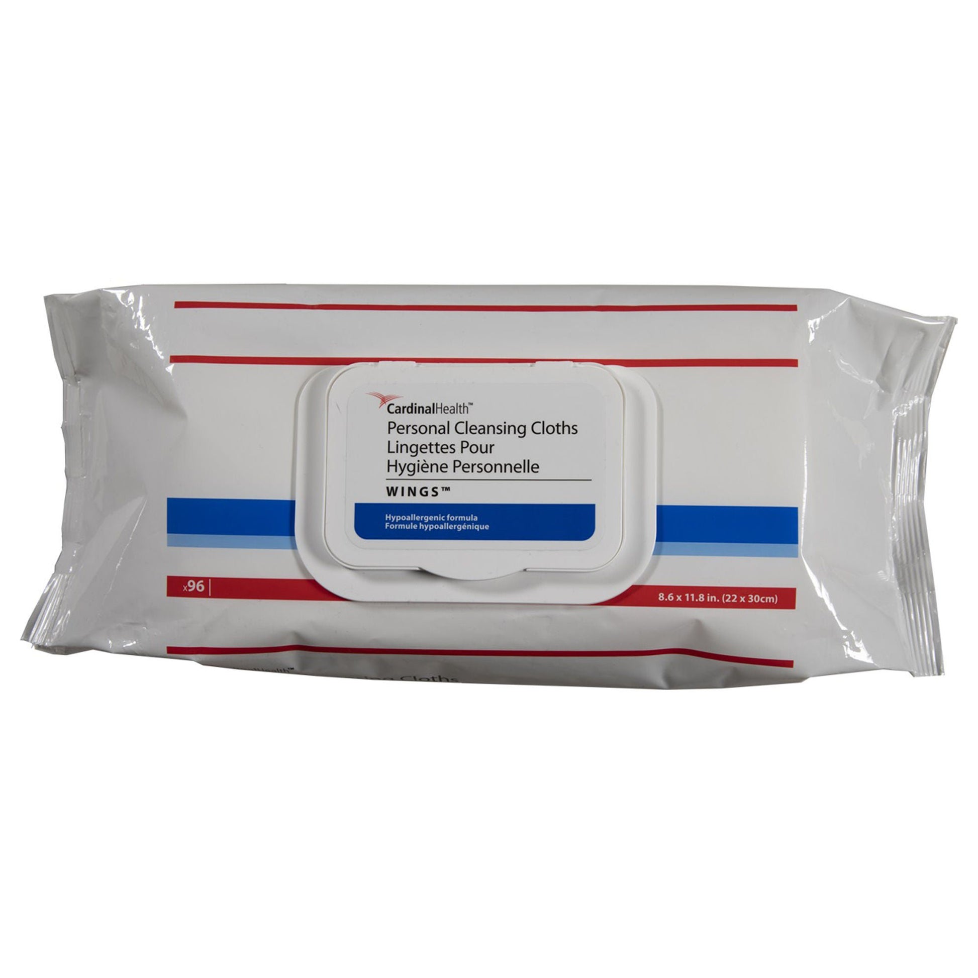 Cardinal Health™ Wings™ Personal Cleansing Cloths, Soft Pack