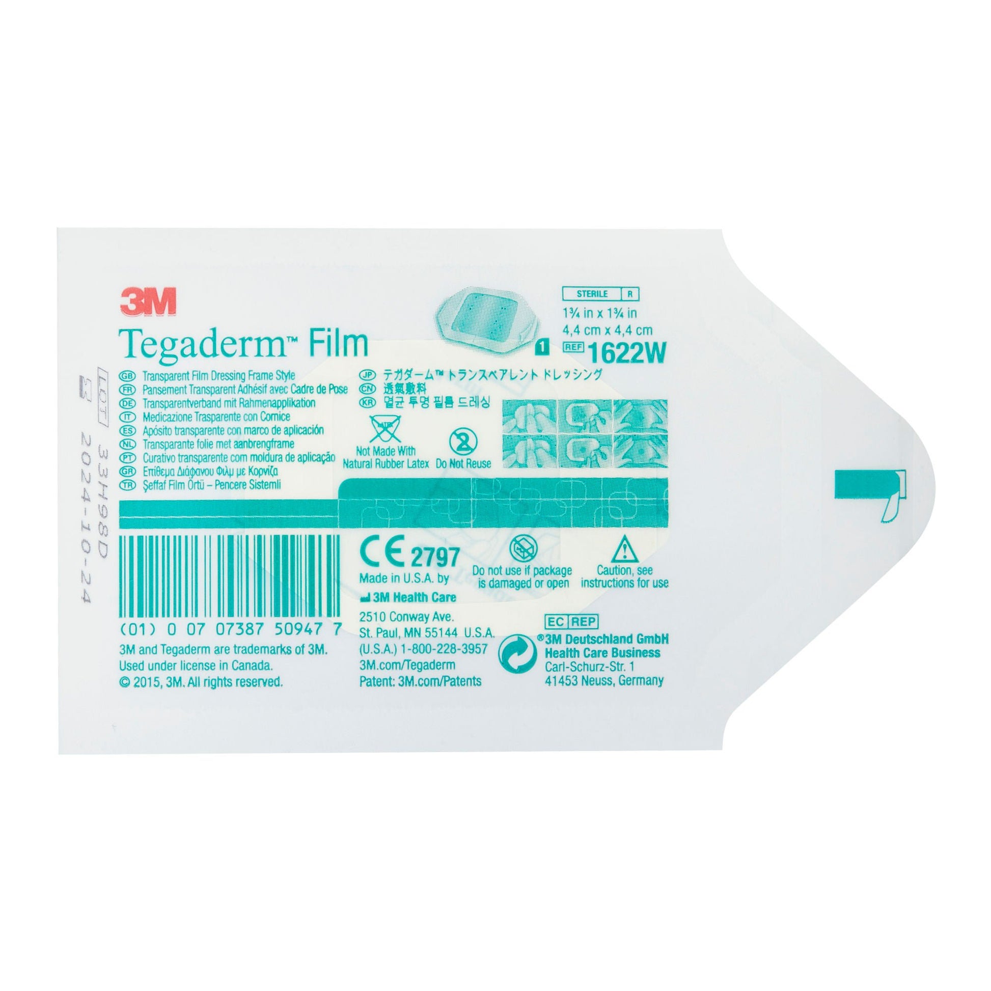 3M™ Tegaderm™ Transparent Sterile Film Dressing