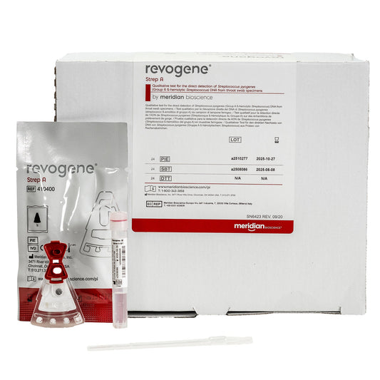 Revogene Strep A Respiratory Test Kit Strep A Test 24 Tests CLIA Non-Waived