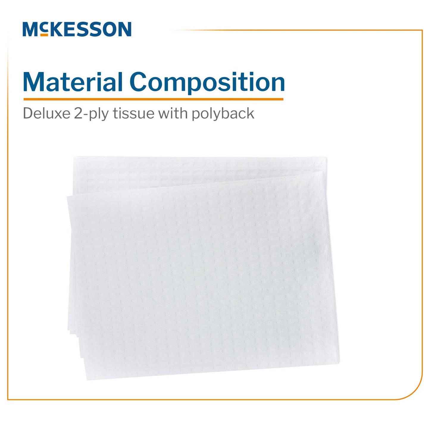 McKesson Deluxe White Procedure Towel