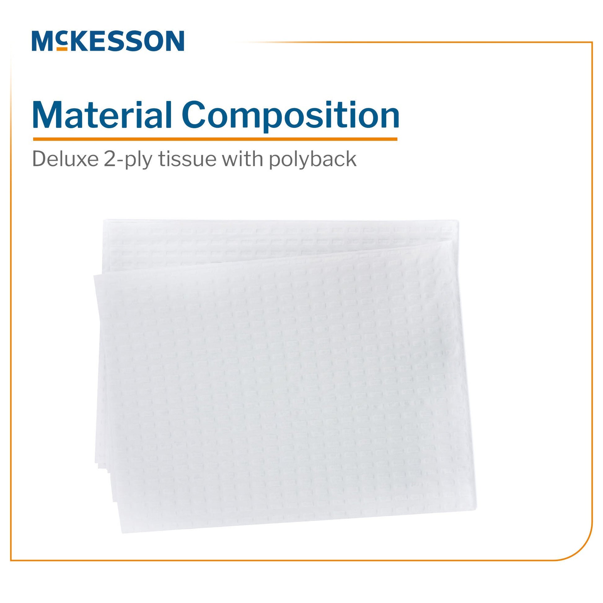 McKesson Deluxe White Procedure Towel