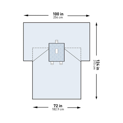 McKesson Sterile Pediatric Laparotomy Drape
