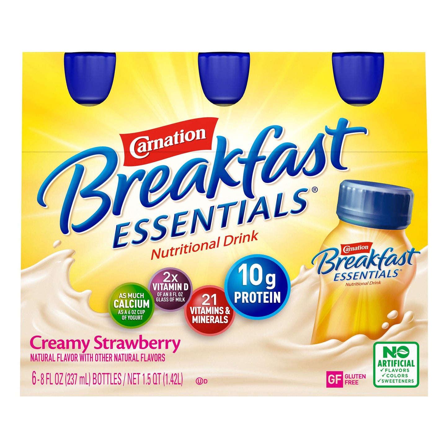 Carnation Breakfast Essentials® Strawberry Nutritional Drink, bottle