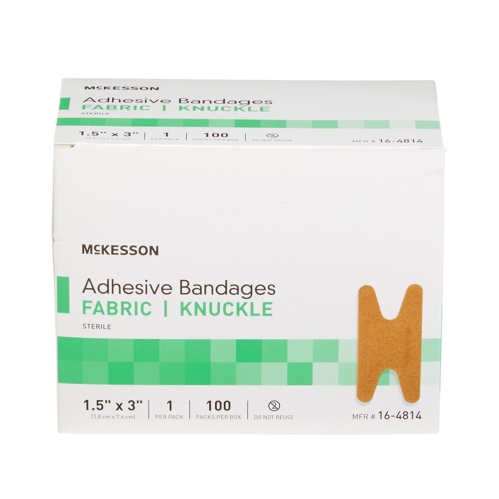McKesson Knuckle Tan Adhesive Strip