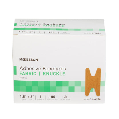 McKesson Knuckle Tan Adhesive Strip