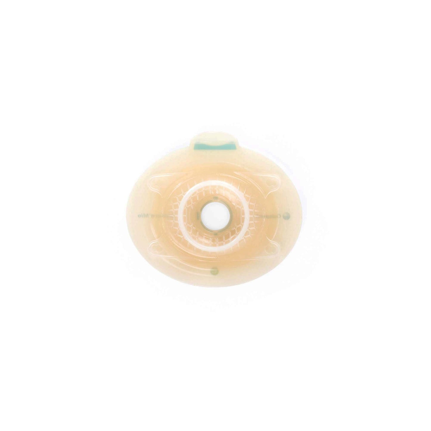 SenSura® Mio Click Convex Light Ostomy Barrier, Stoma Opening, Green Match