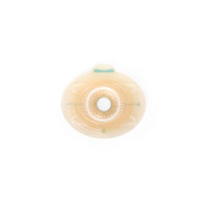 SenSura® Mio Click Convex Light Ostomy Barrier, Stoma Opening, Green Match