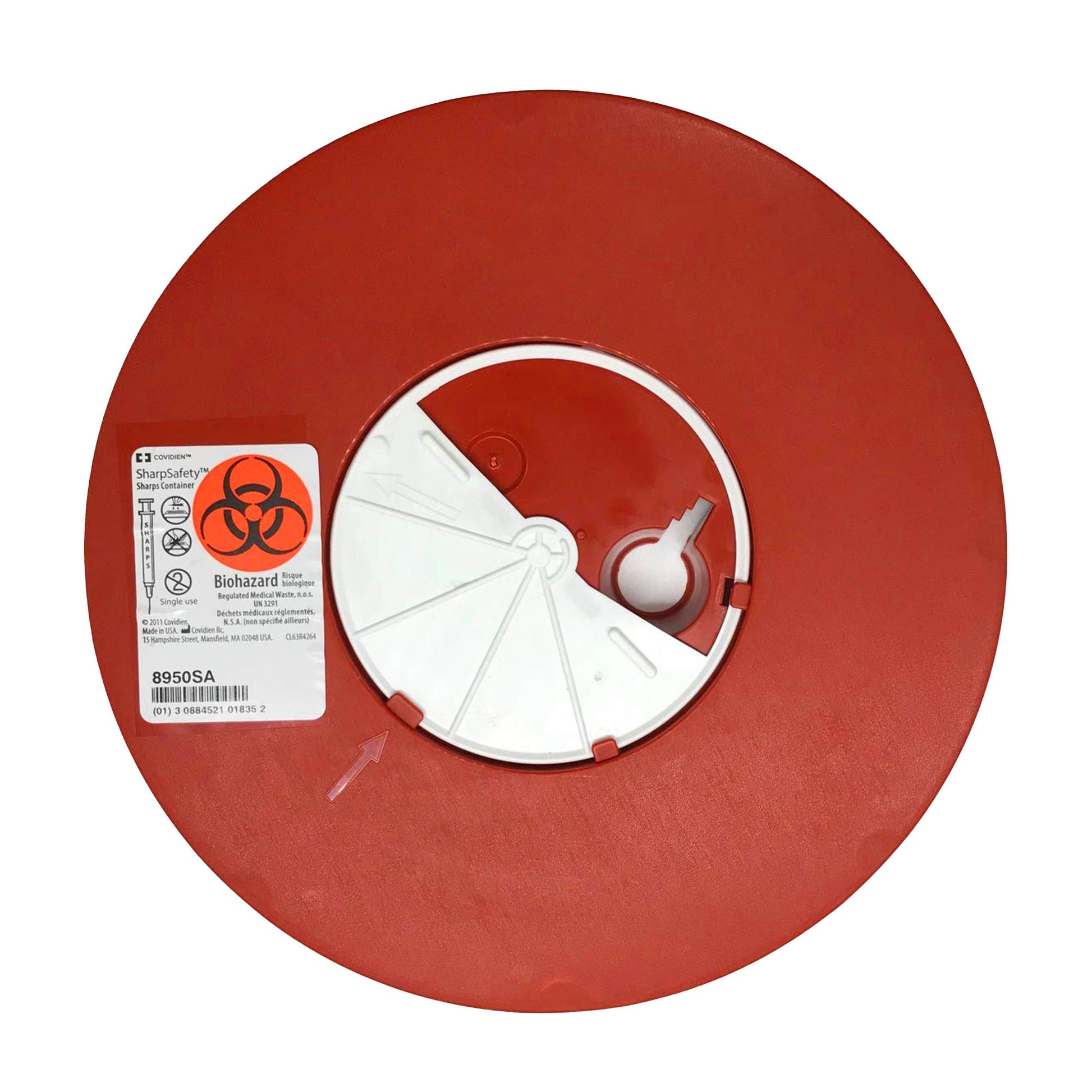 SharpSafety™ Multi-purpose Sharps Container, 6¾ x 8¾ Inch