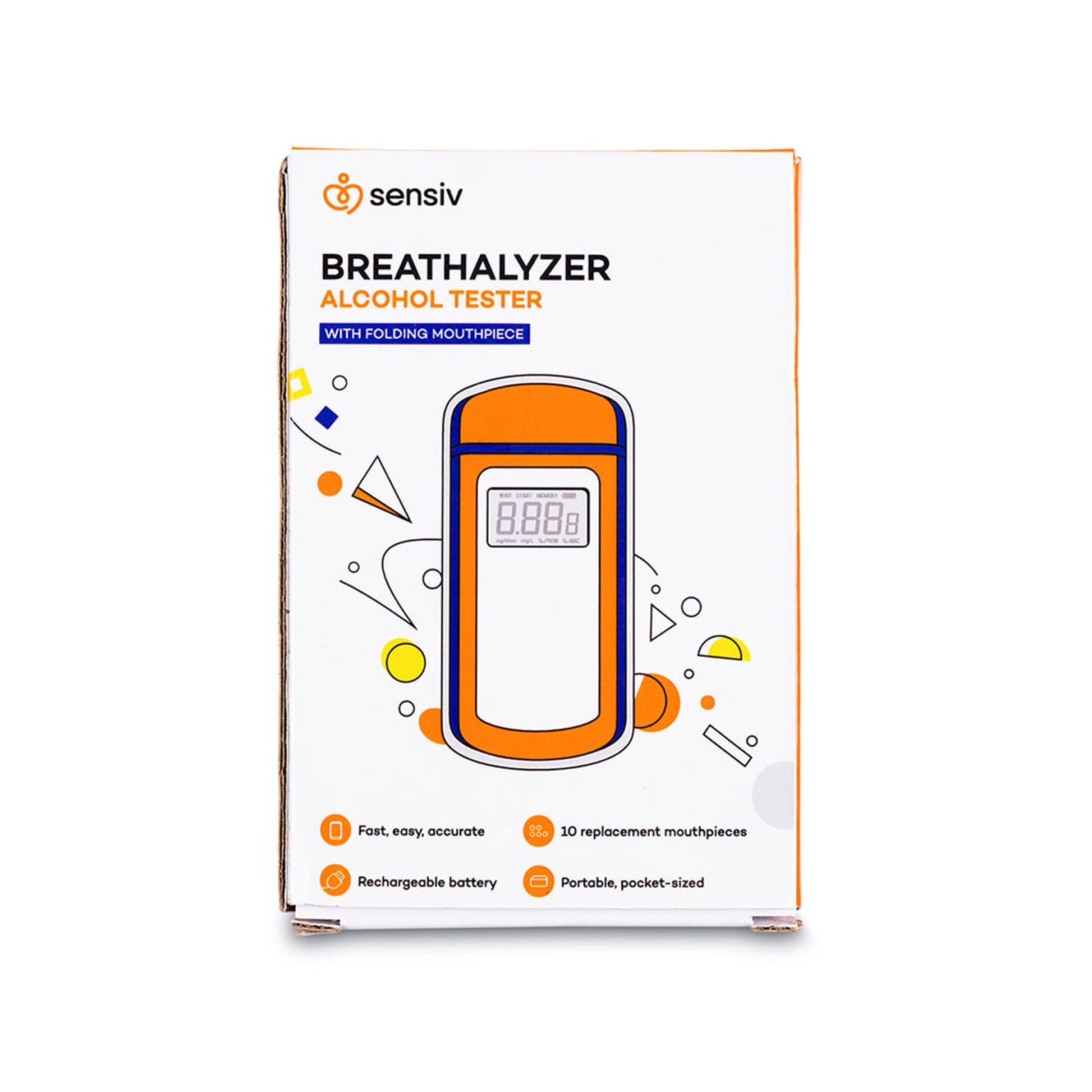 Sensiv Breathalyzer Alcohol Tester