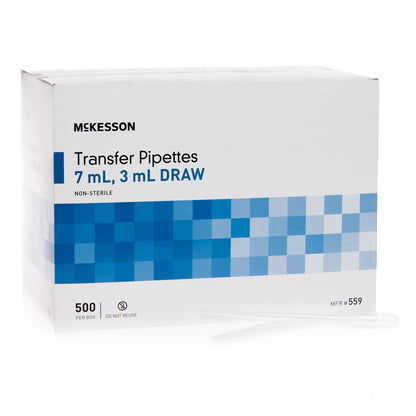 McKesson Transfer Pipette, 3 mL Draw Volume