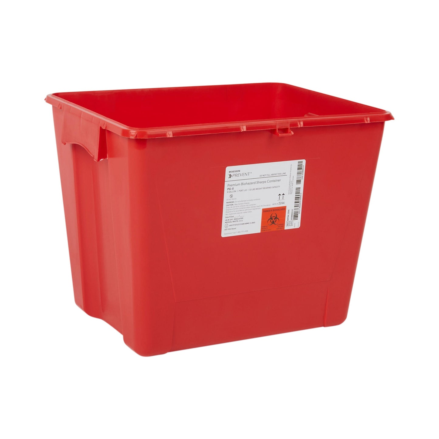 McKesson Prevent® Sharps Container, 8 Gallon