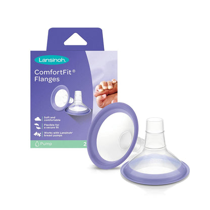 Lansinoh® ComfortFit® 21-millimeter Flanges for Lansinoh Breast Pumps, One Pair