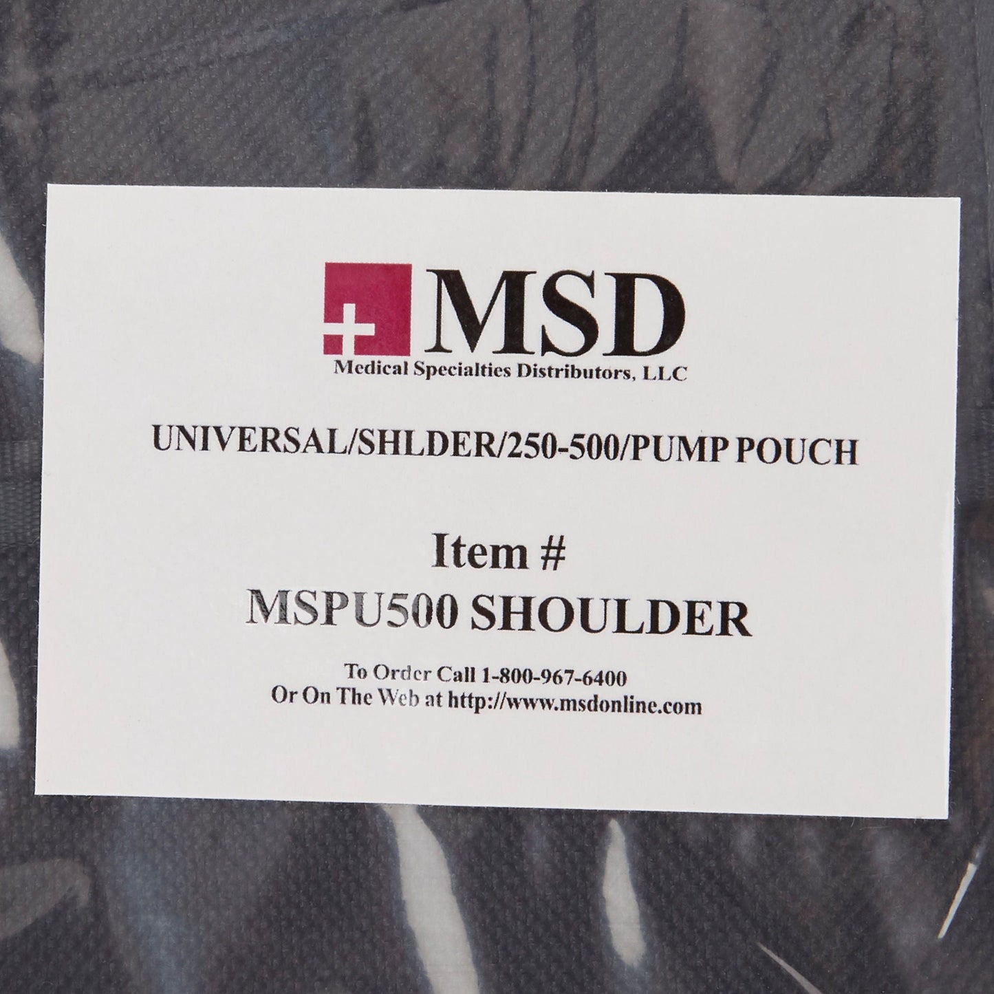 McKesson Enteral Feeding Pump Pouch, Fits Most 250 to Feeding Pumps