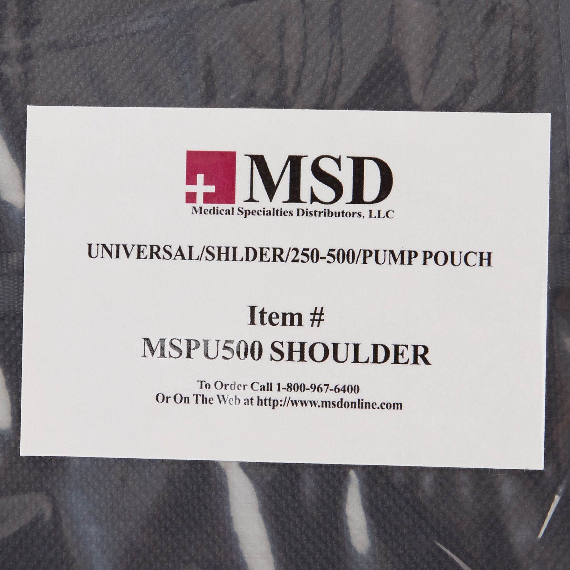 McKesson Enteral Feeding Pump Pouch, Fits Most 250 to Feeding Pumps