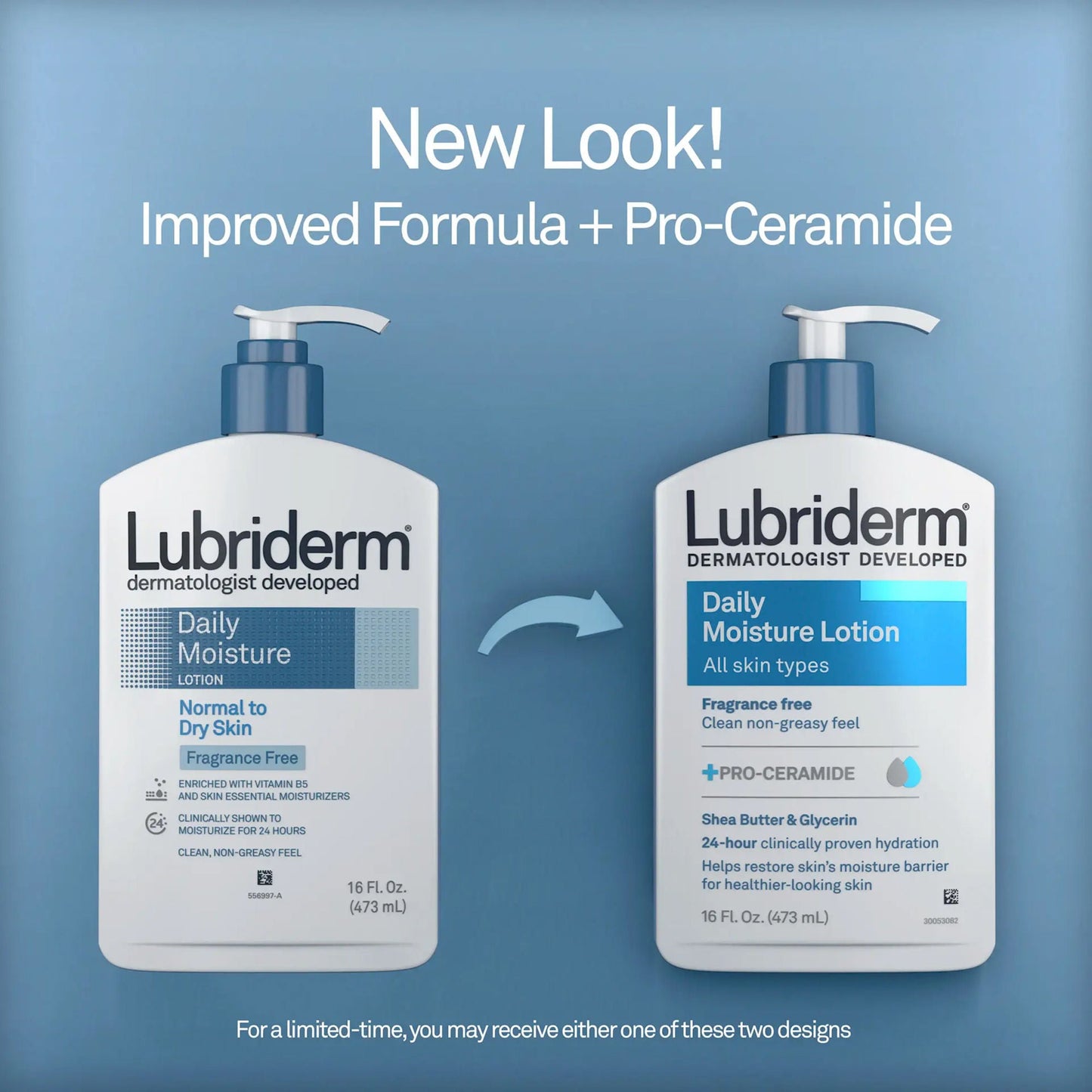 Lubriderm® Daily Moisture Lotion Unscented, Pump Bottle