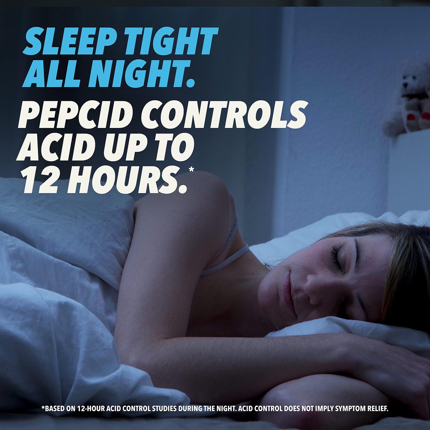 Pepcid® AC Famotidine 20 mg Acid Reducer Tablets Maximum Strength