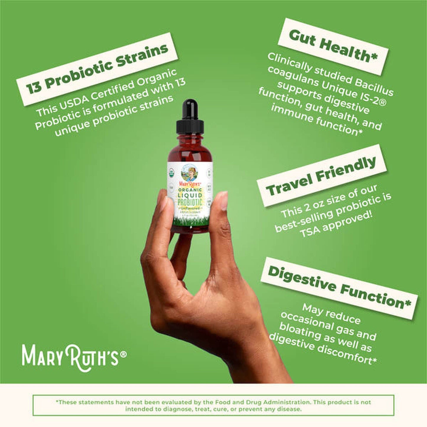 Mary Ruth's® Oil-Based Organic Liquid Probiotic Drops