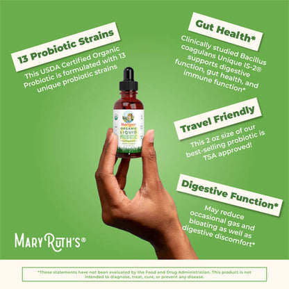 Mary Ruth's® Oil-Based Organic Liquid Probiotic Drops