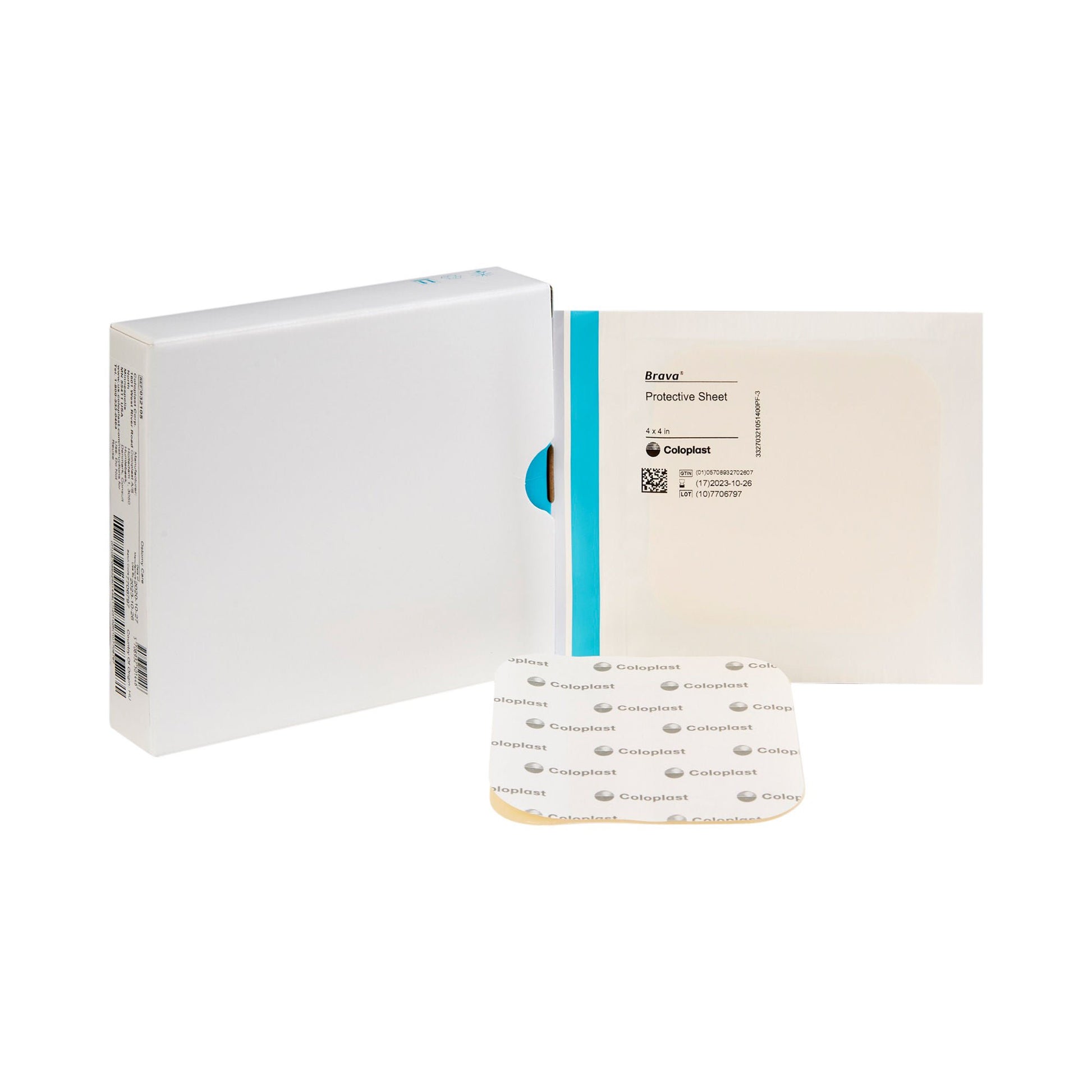 Brava® Stoma Skin Protective Sheet, 4 x