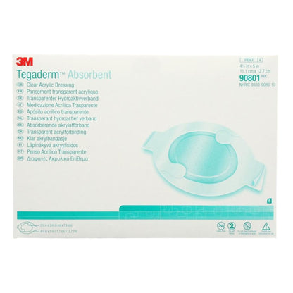 3M Tegaderm Absorbent Absorbent Acrylic Transparent Film Dressing Frame Style Delivery Oval
