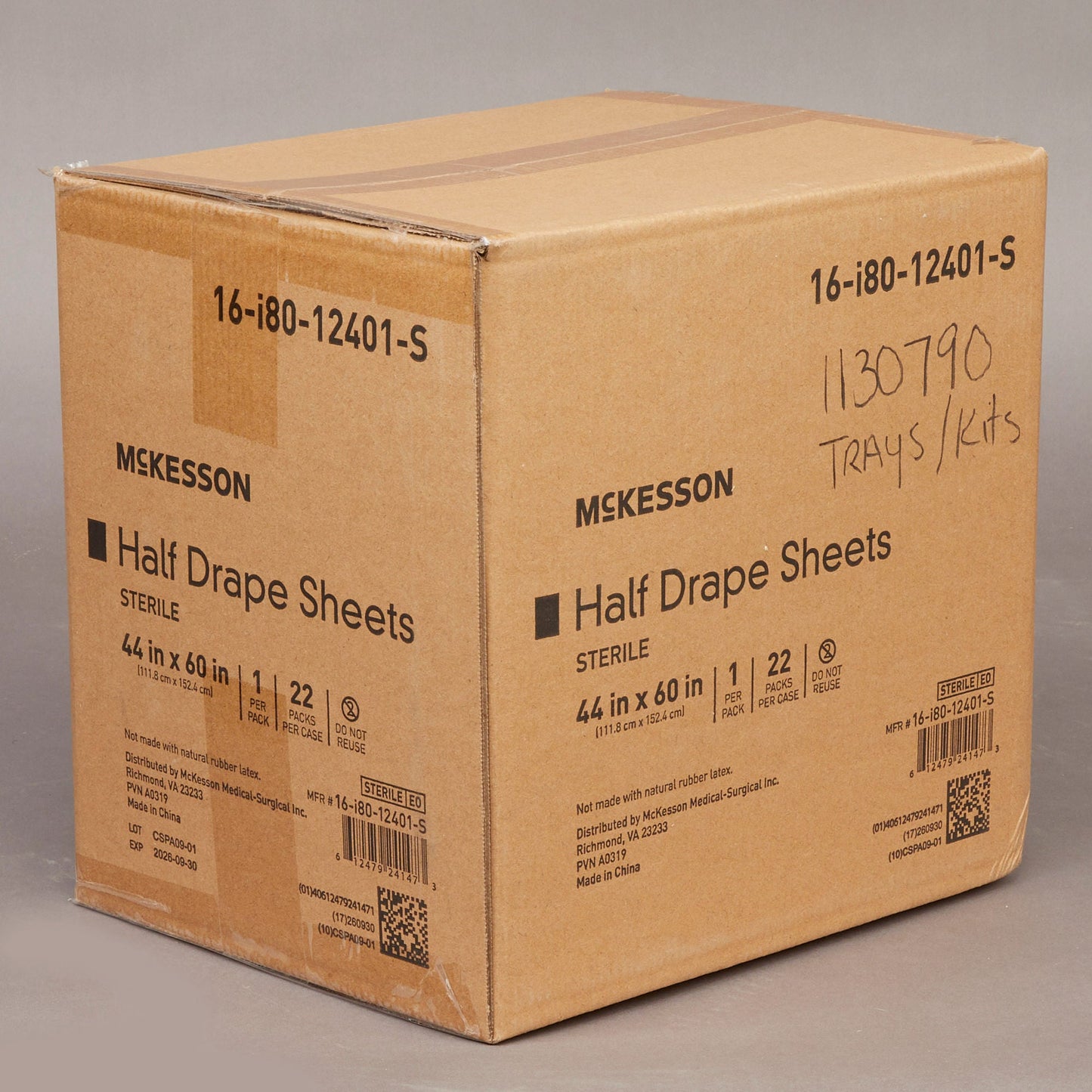 McKesson Sterile Half Drape Sheet
