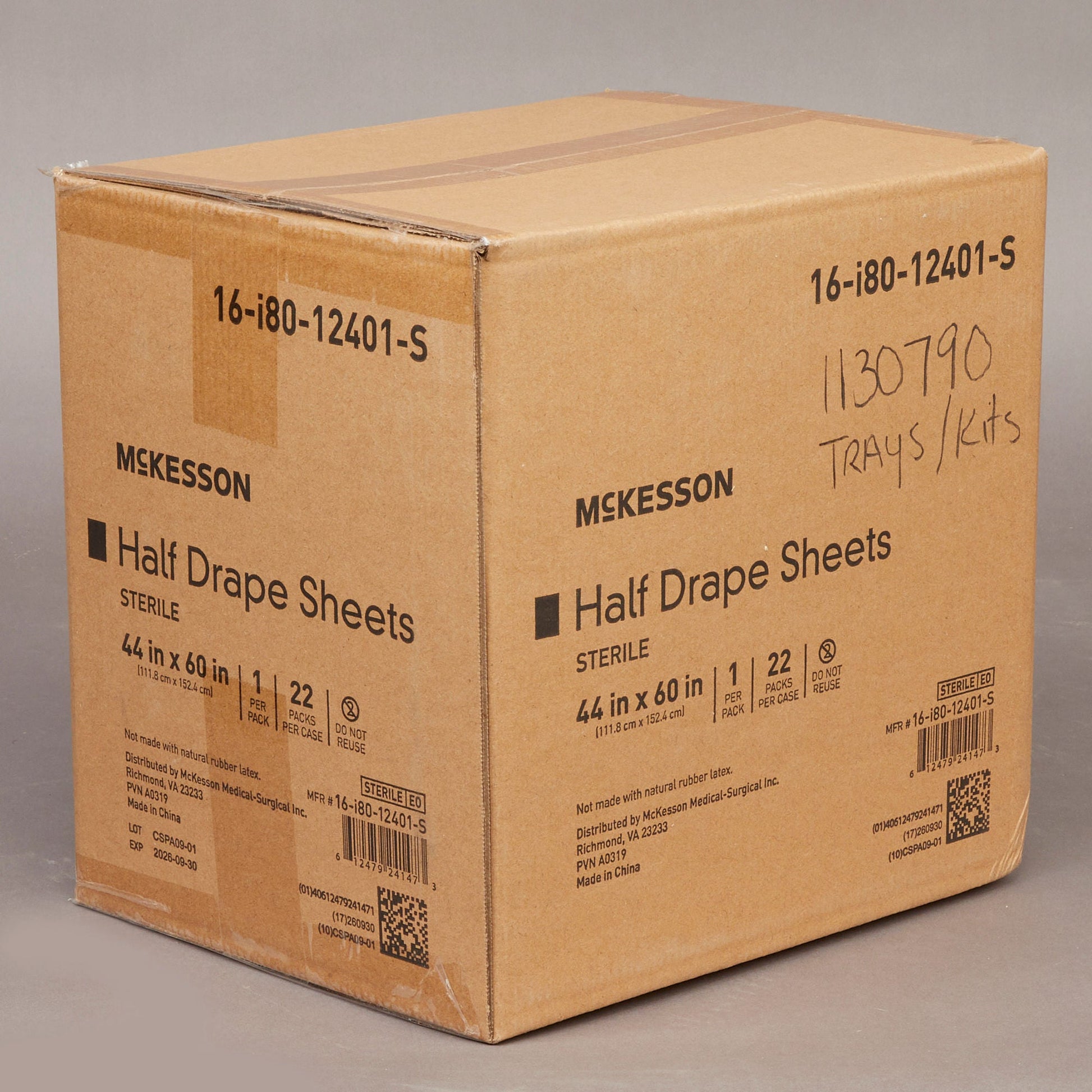 McKesson Sterile Half Drape Sheet