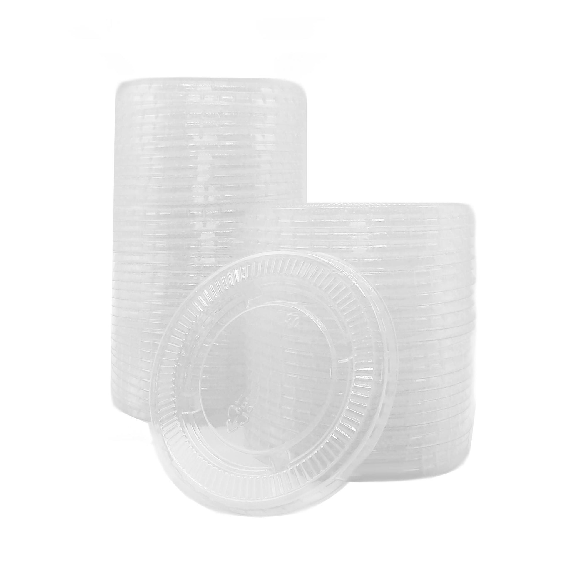 Medd Max LLC Portion Cup Lid Fits 3 to Cups Clear Polypropylene Disposable
