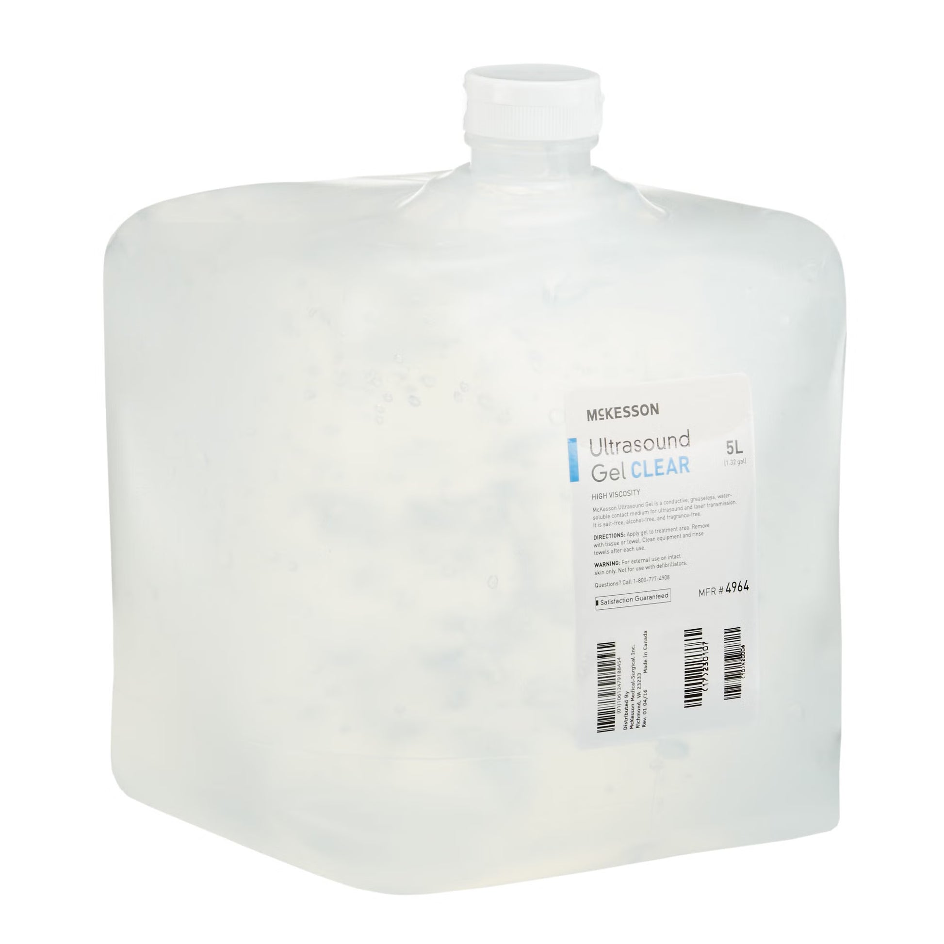 McKesson Ultrasound Gel, Clear, Cubitainer
