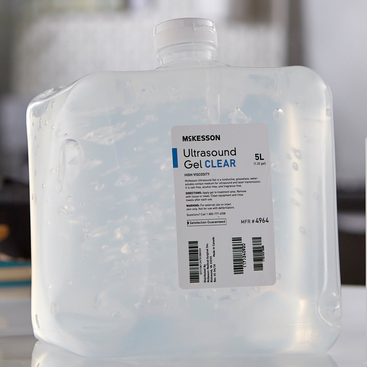 McKesson Ultrasound Gel, Clear, Cubitainer