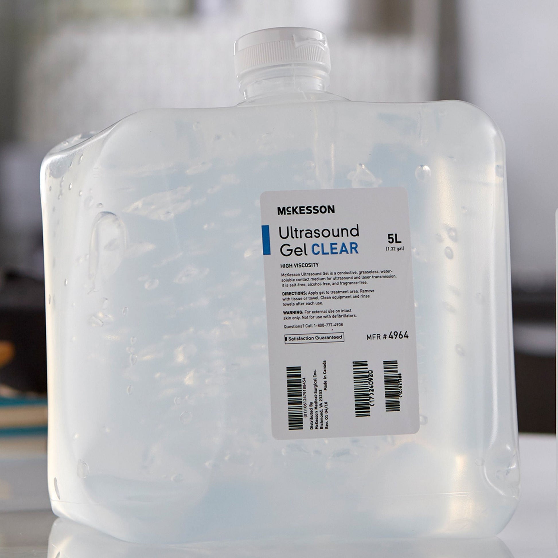 McKesson Ultrasound Gel, Clear, Cubitainer