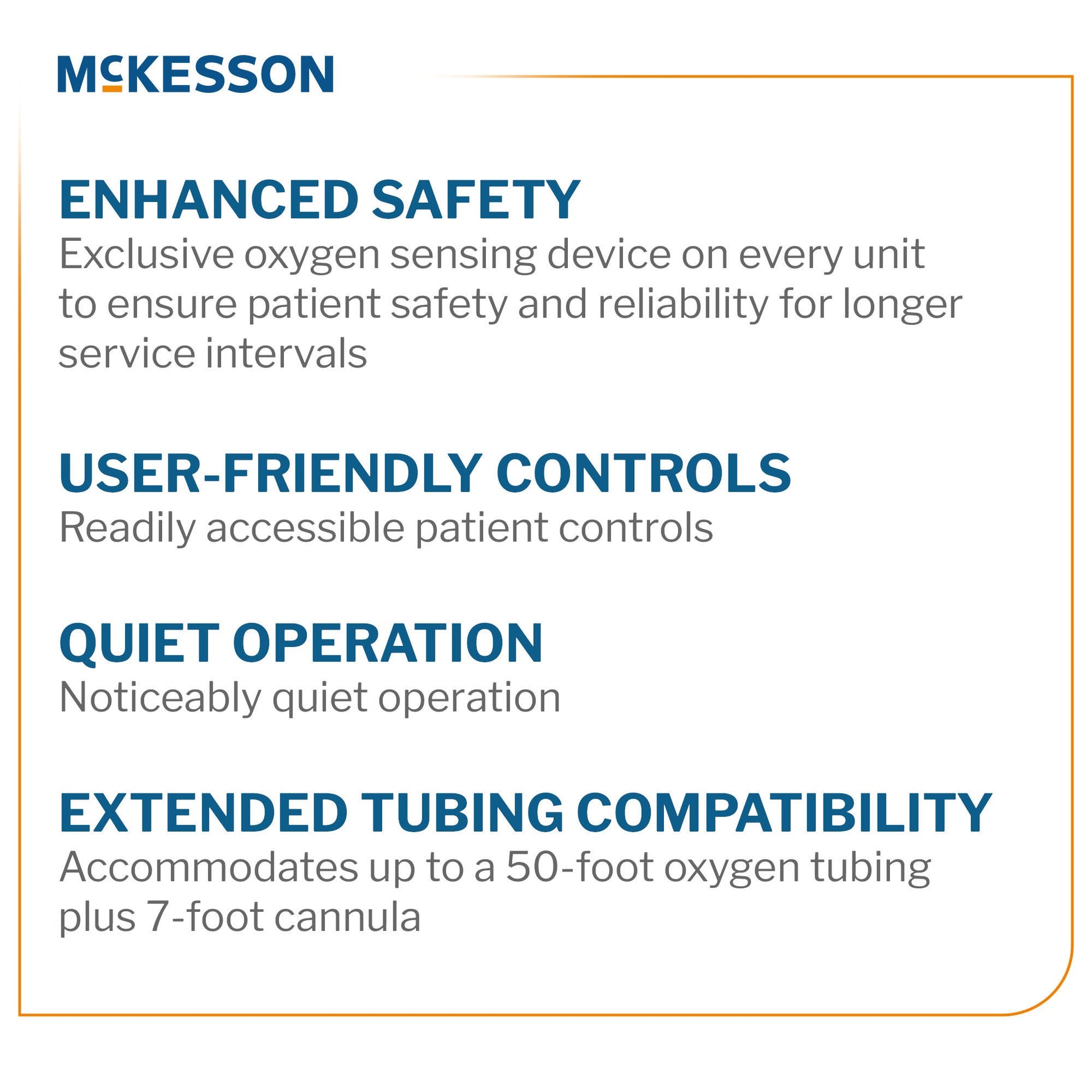 McKesson Compact Concentrator with Oxygen Sensing Device