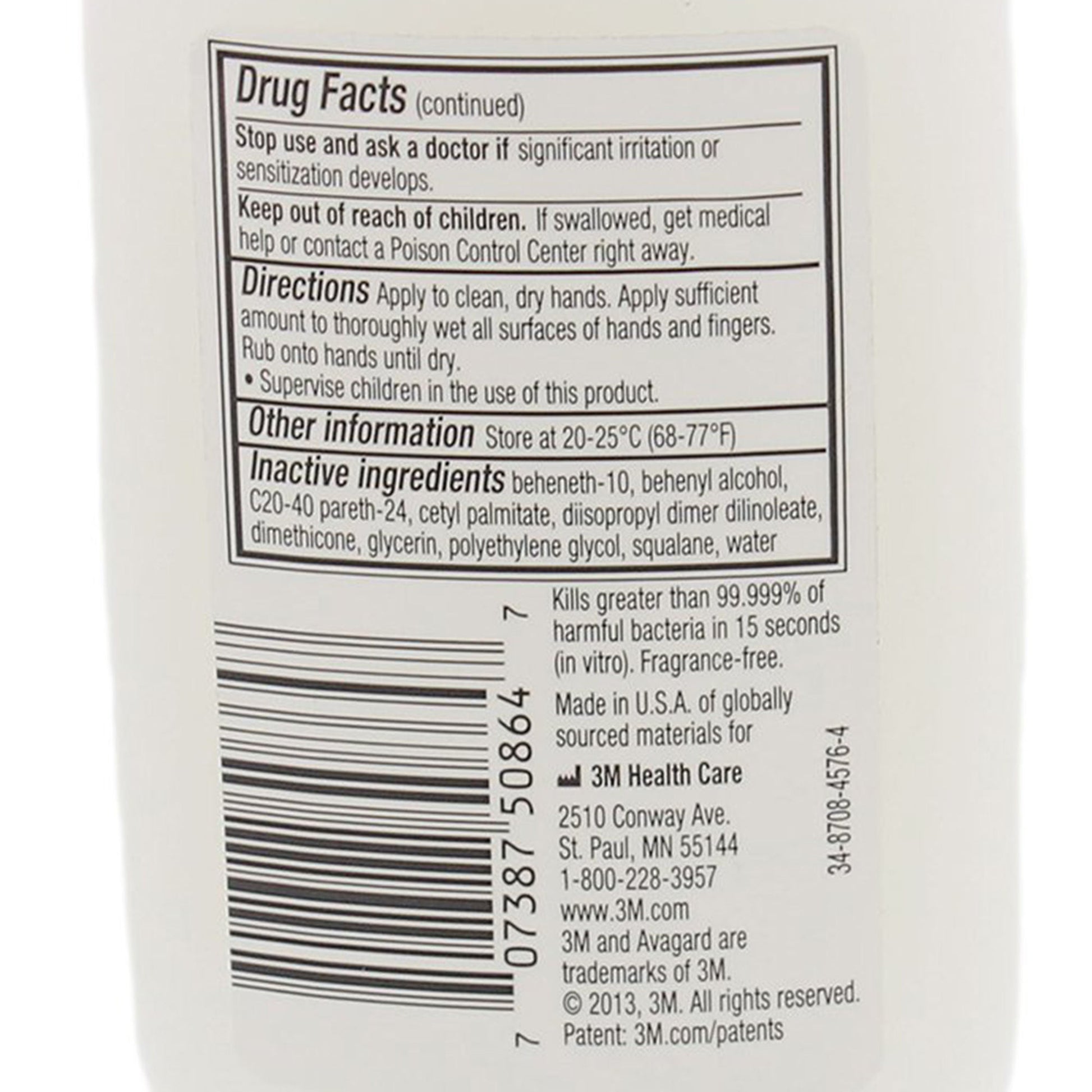 3M Avagard D Hand Antiseptic with Moisturizers, Bottle