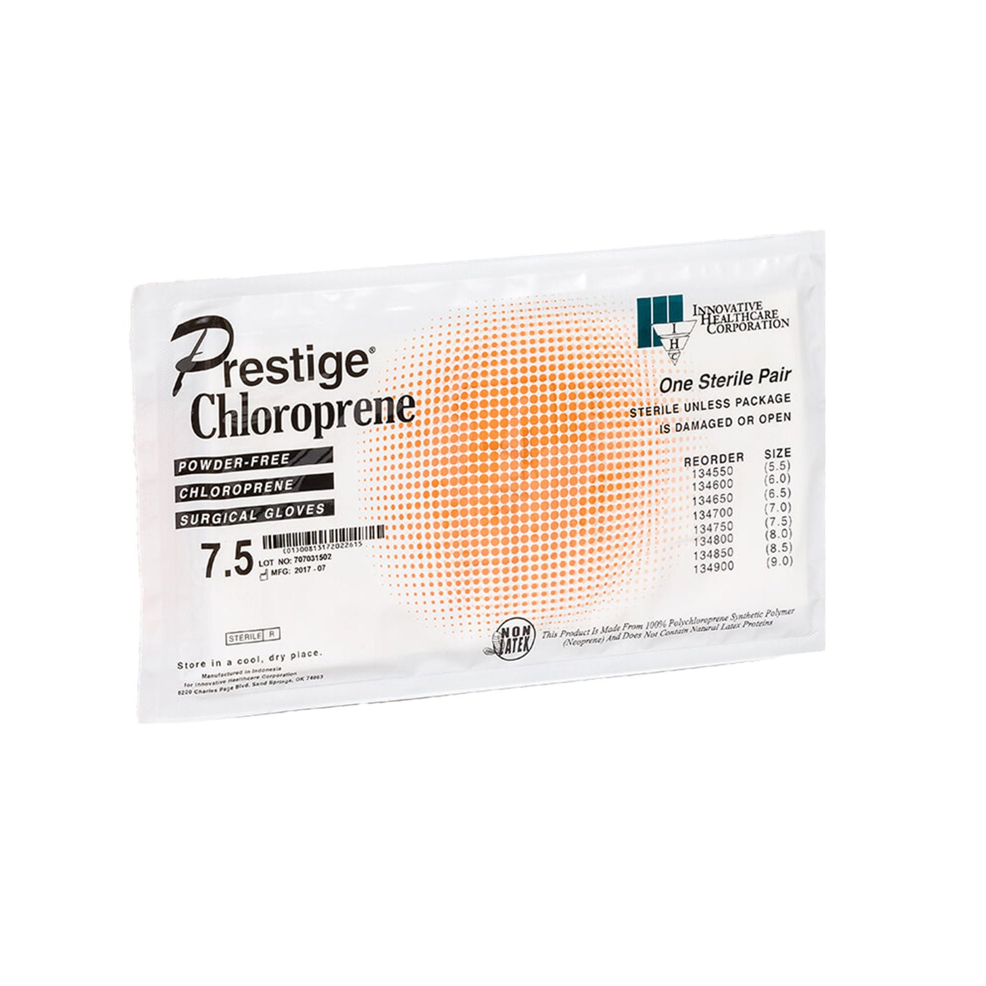 Sterile DermAssist® Prestige® Polyisoprene Surgical Gloves, Ivory - view 2