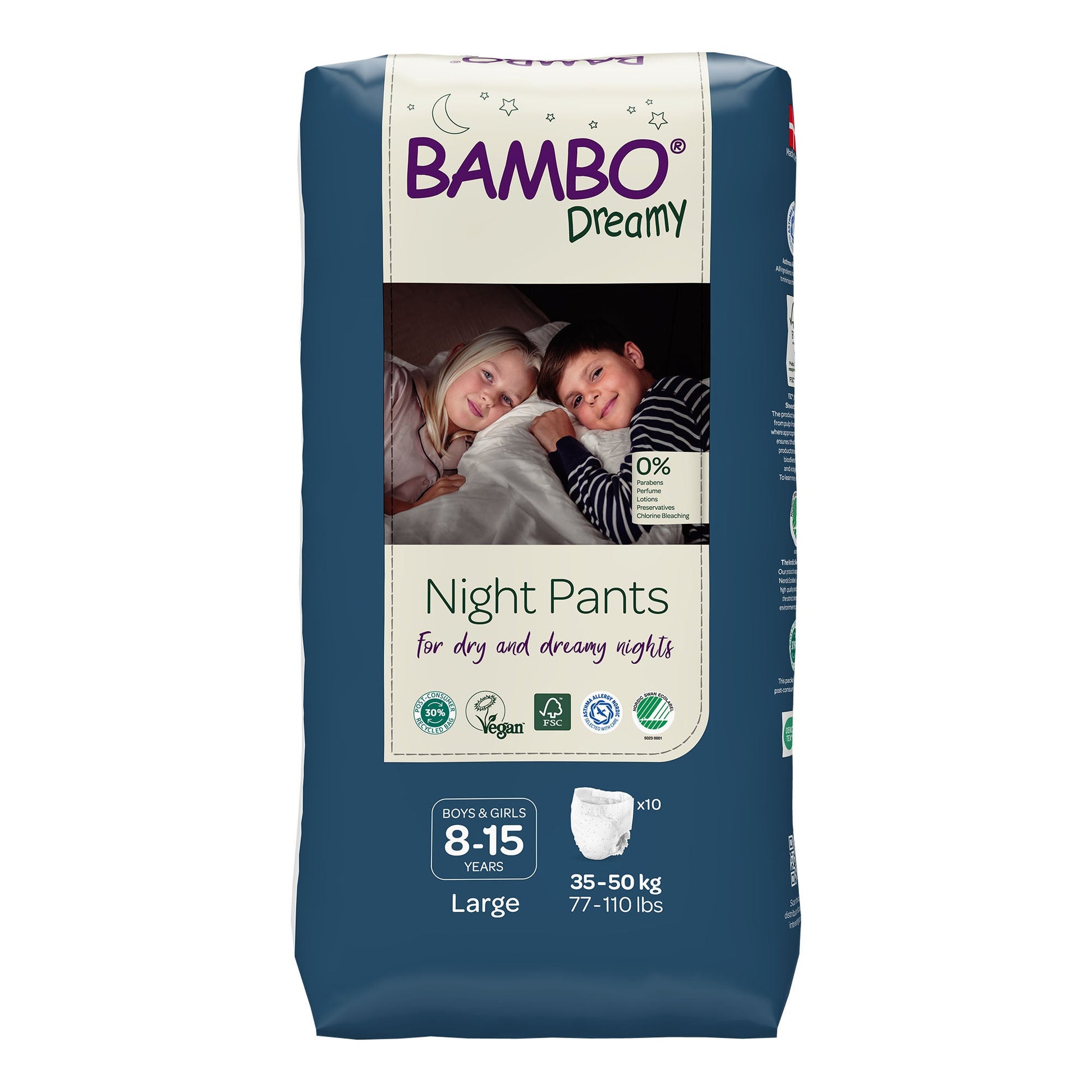 Bambo Nature Dreamy Night Pants, Large