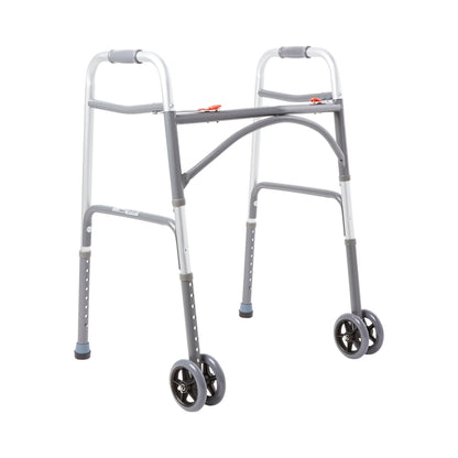 McKesson Steel Bariatric Folding Walker, 32 – 39 Inch Height