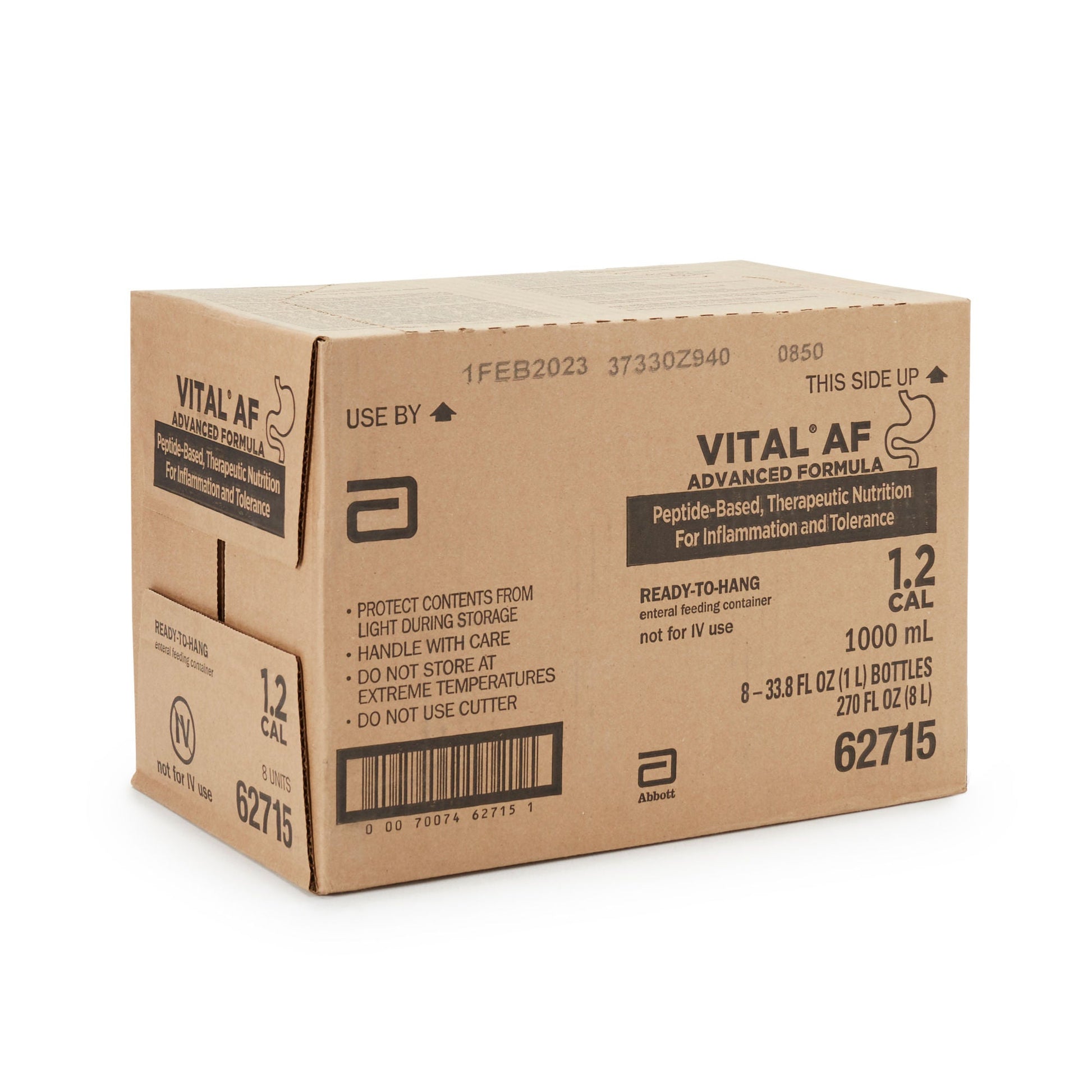 Vital® AF 1.2 Cal Vanilla Tube Feeding Formula, Ready to Hang Carton