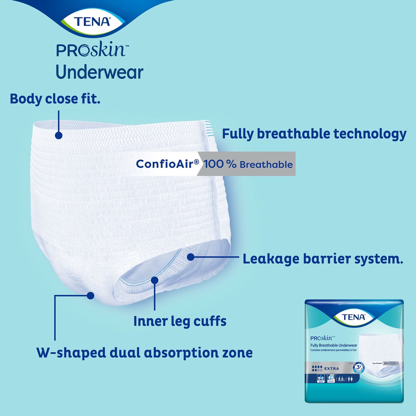 Tena® ProSkin™ Extra Absorbent Underwear