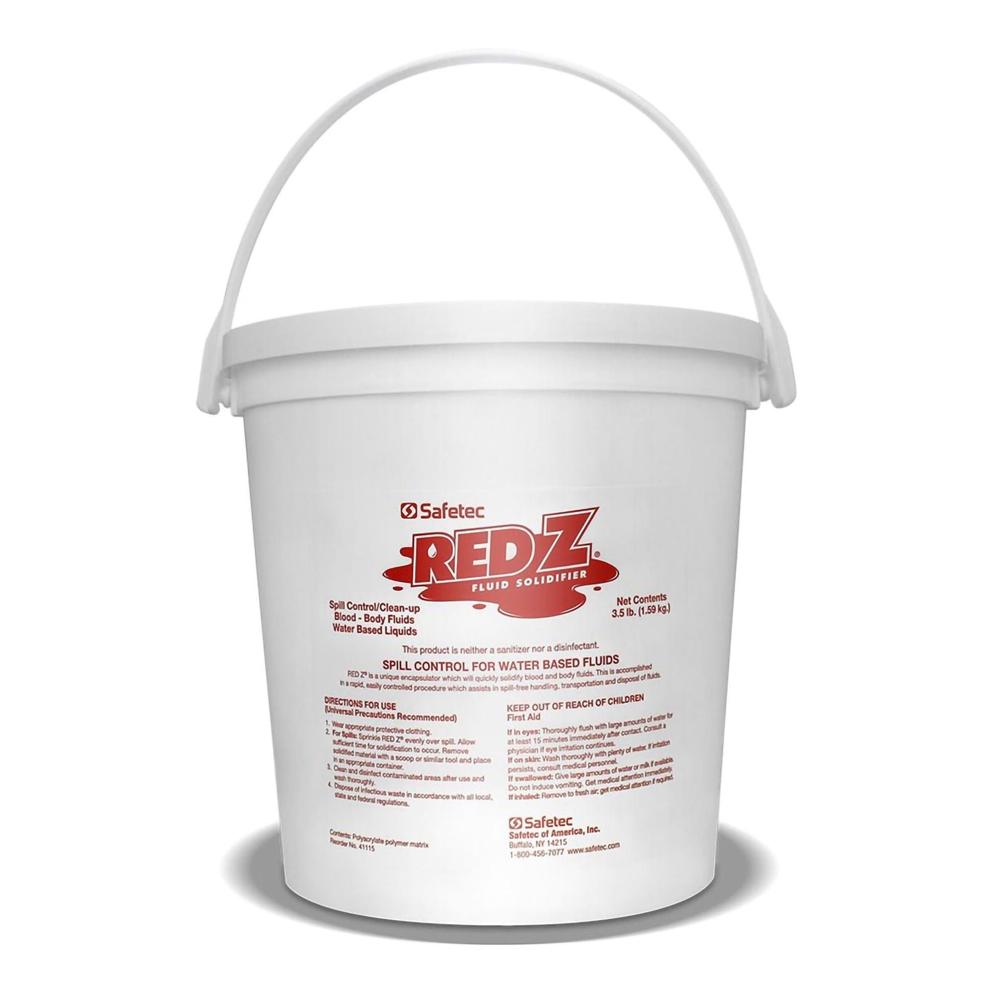 Red Z Fluid Solidifier 56,000 cc Pail 3-1/2 lbs.
