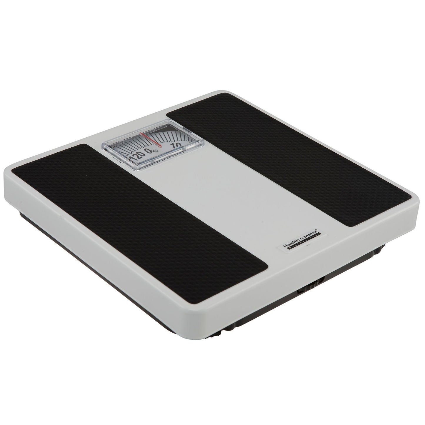 Health O Meter® Dial Scale, 270-lb. Capacity, Black & White Analog Large Display