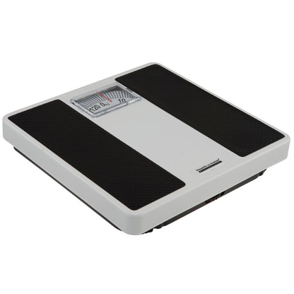 Health O Meter® Dial Scale, 270-lb. Capacity, Black & White Analog Large Display