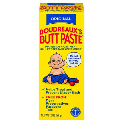 Boudreaux's Original Butt Paste Diaper Rash Treatment, Scented, tube